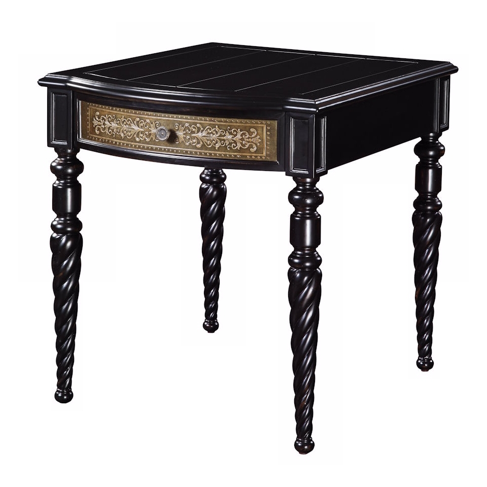 Caswell Ebony End Table   #T2284