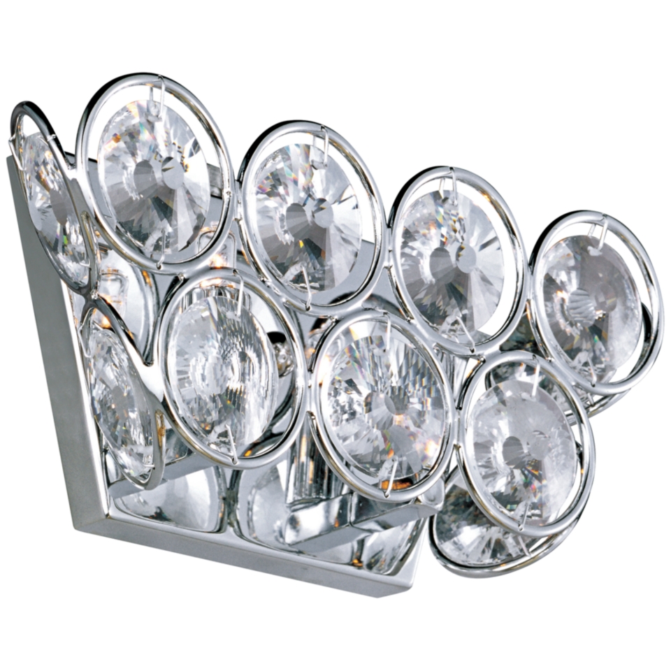 ET2 Brilliant Polished Chrome 10" Wide Wall Sconce   #T2387
