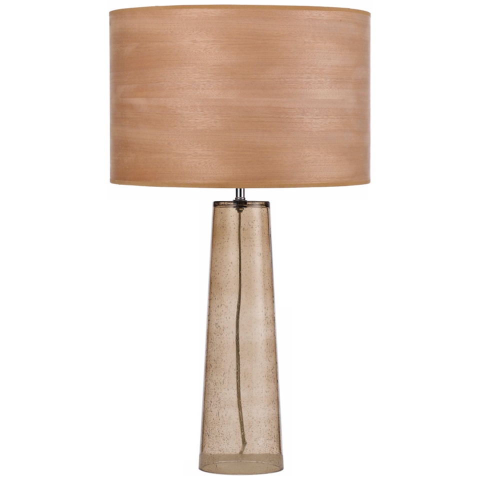 Horizon Tiera Hand Blown Seeded Glass Table Lamp   #T3466