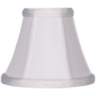 Imperial White Fabric Lamp Shade 3x6x5 (Clip-On)