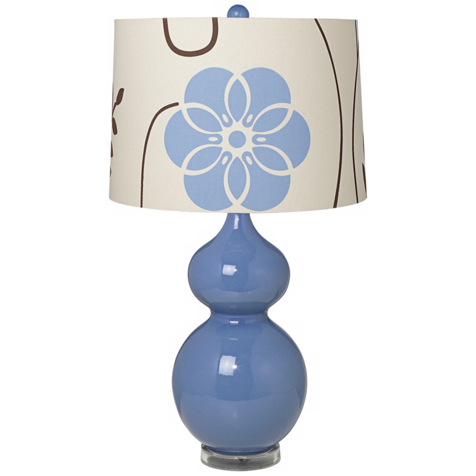 Blue, Ceramic   Porcelain Table Lamps