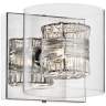 Possini Euro Wrapped Wire 5&quot; High Chrome Wall Sconce
