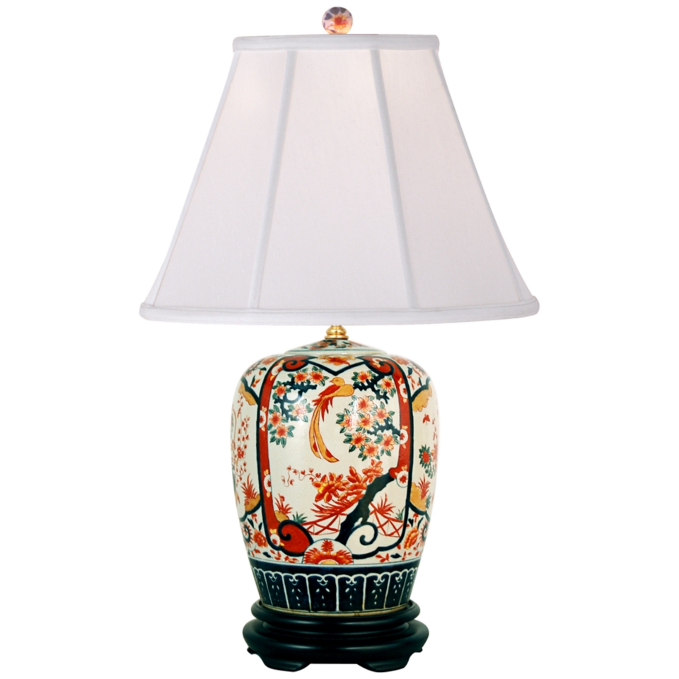 Red, Traditional Table Lamps By  