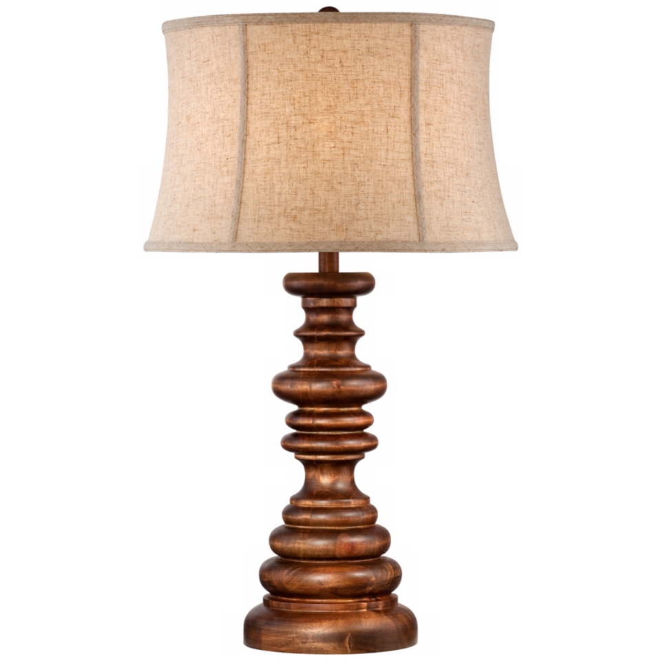 Country   Cottage, Wood Table Lamps