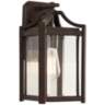 Rockford Collection 12 1/2&quot; High Bronze Outdoor Wall Light