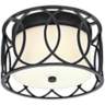 Sausalito Collection 12 1/4&quot; Wide Deep Bronze Ceiling Light