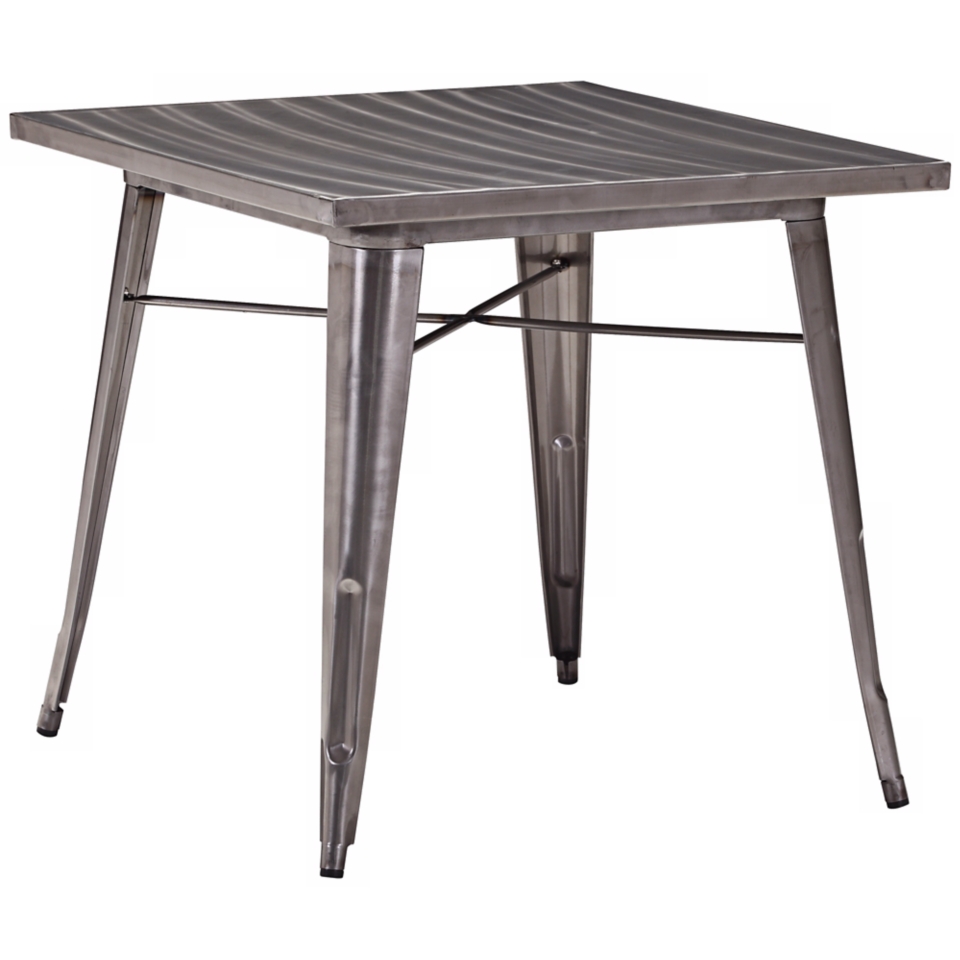 Zuo Modern Olympia Gunmetal Small Dining Table   #V7600