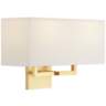 George Kovacs Rectangle 11&quot; High Gold Wall Sconce