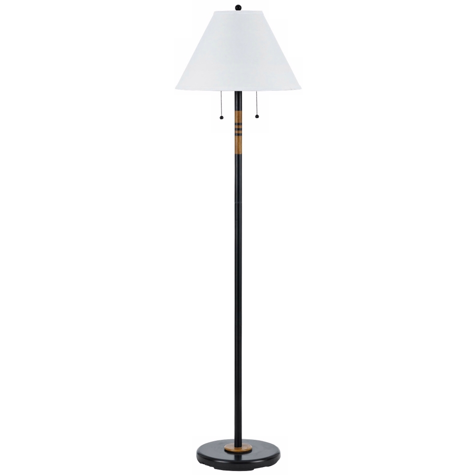 Alondra Twin Pull Dark Bronze Floor Lamp   #W1870
