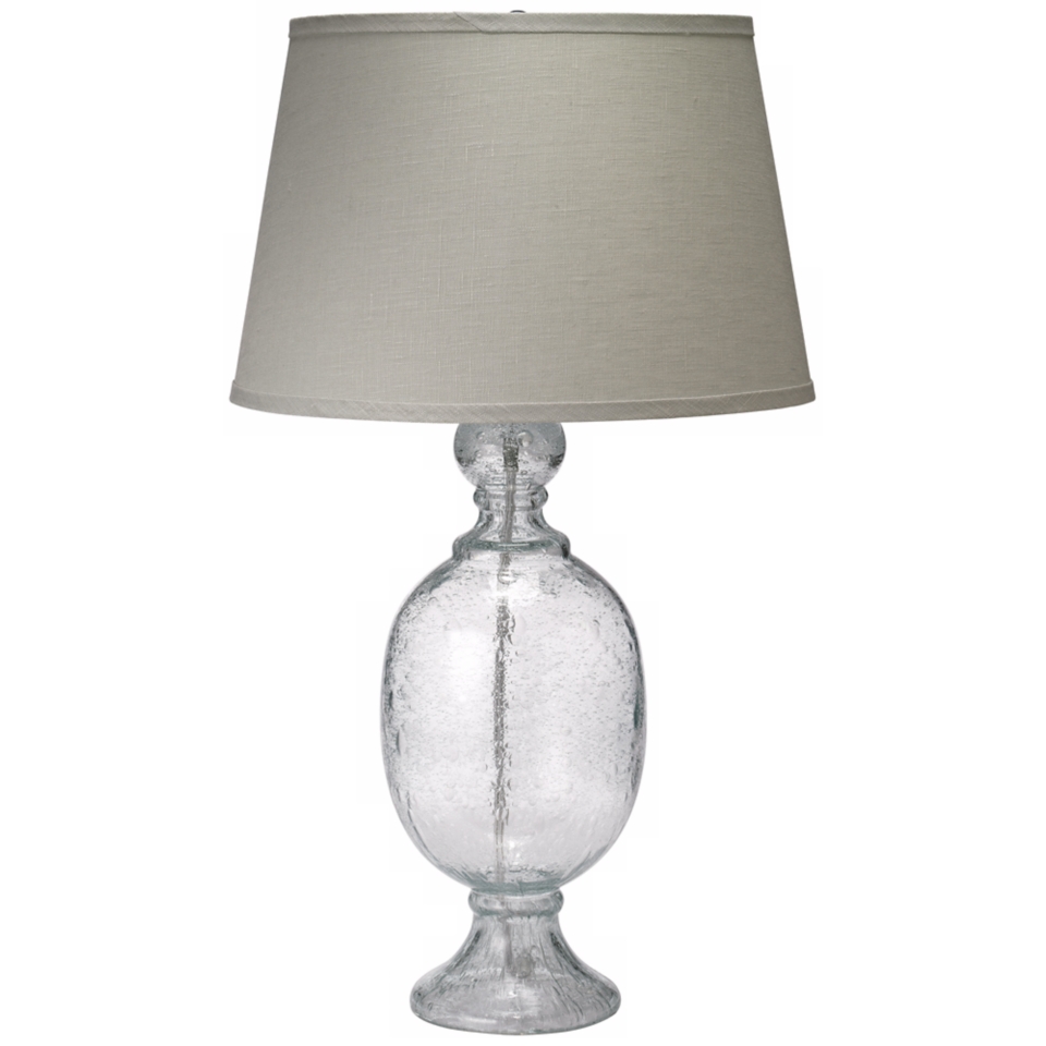 Jamie Young St. Charles Clear Seeded Glass Table Lamp   #W5116
