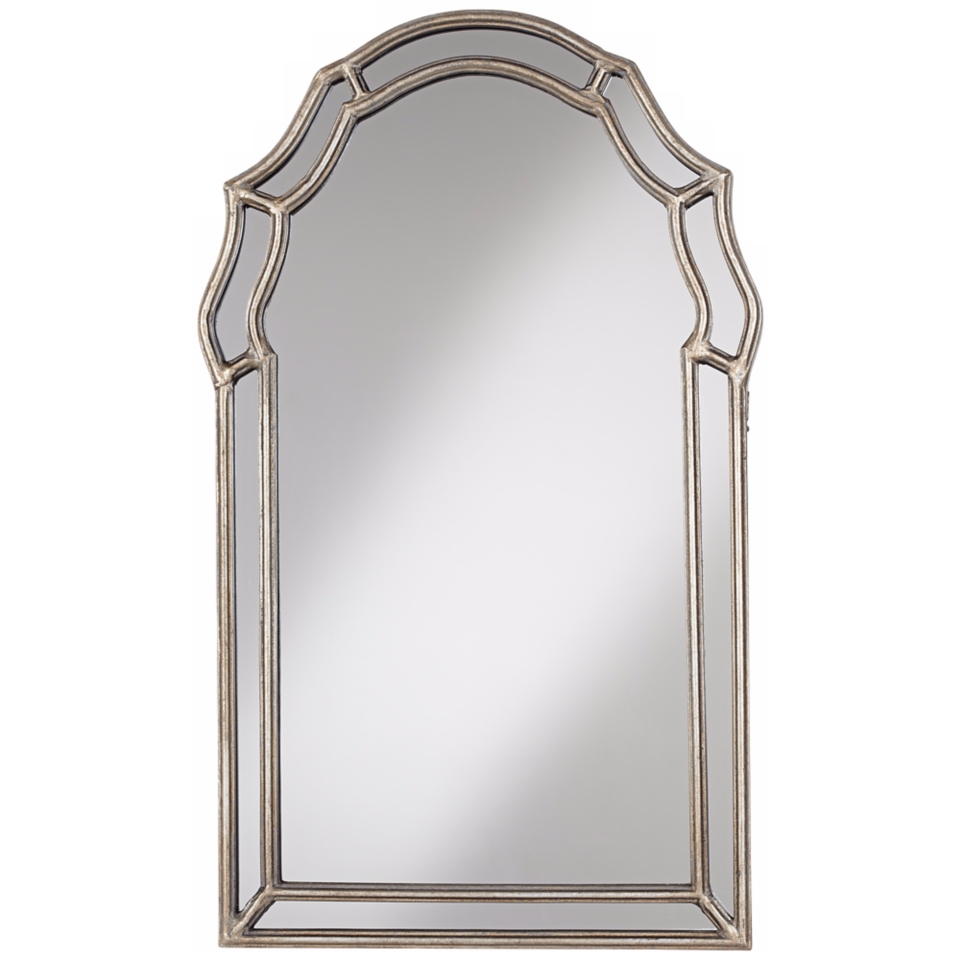 Uttermost Petrizzi 35" High Silver Wall Mirror   #W5449