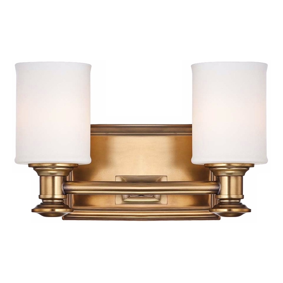Harbour Point 11 1/4" Wide 2 Light Liberty Gold Wall Sconce   #W6763