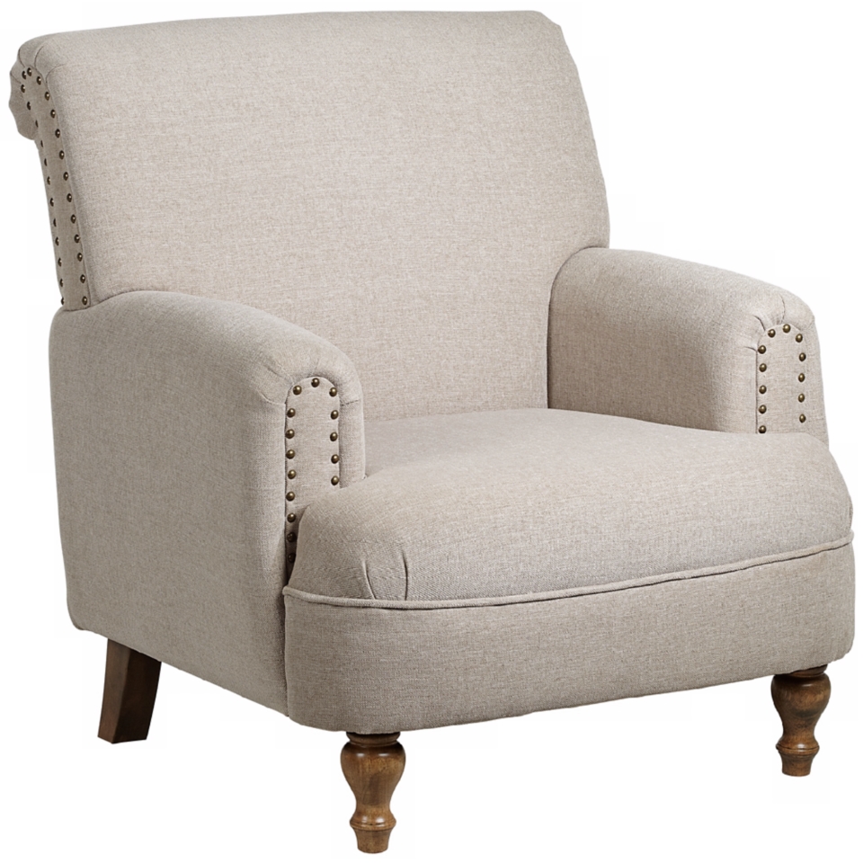Madison Natural Linen Arm Chair   #W7934