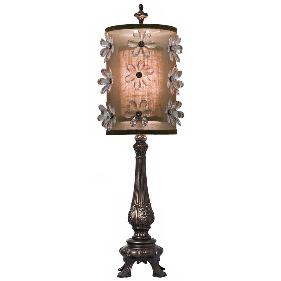 Swoon Decor Double Acrylic Flower Table Lamp   #W8536