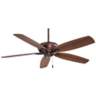 52&quot; Minka Aire Kola Dark Brushed Bronze Pull Chain Ceiling Fan