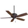 54&quot; Minka Aire Timeless Oil-Rubbed Bronze Ceiling Fan with Pull Chain