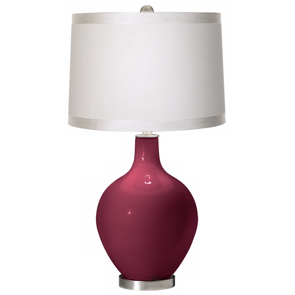 Purple, Transitional Table Lamps