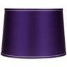 Sydnee Satin Dark Purple Gray Trim Shade 14x16x11 (Spider)