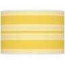 Lemon Zest Bold Stripe Ovo Table Lamp