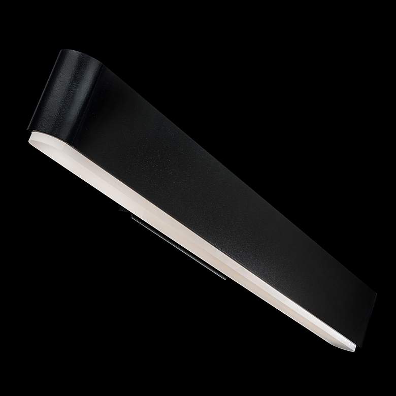 Image 3 0 to 60 24in LED Bathroom Vanity or Wall Light 3-CCT 3000K in Black more views