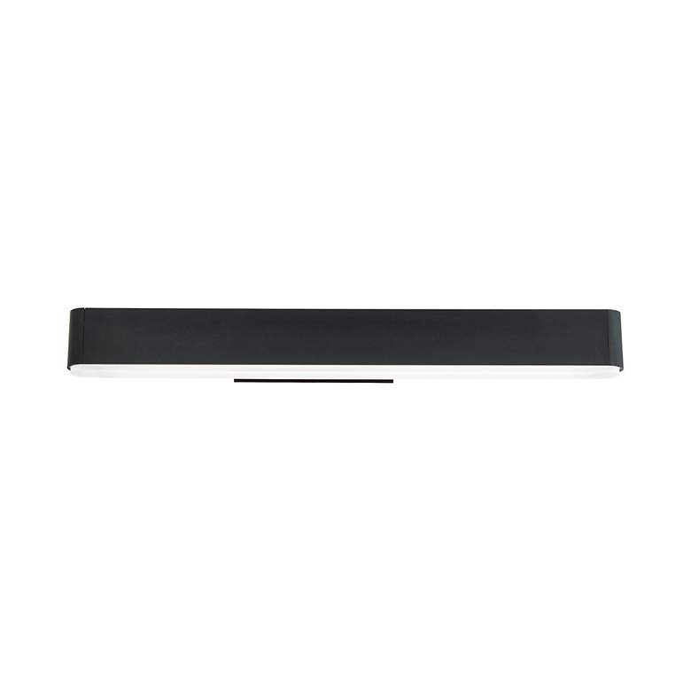 Image 5 0 to 60 24in LED Bathroom Vanity or Wall Light 3-CCT 3000K in Black more views