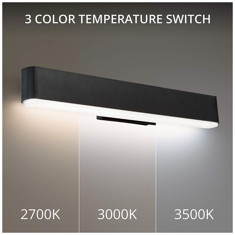 Image 6 0 to 60 LED 3-CCT Bathroom Vanity or Wall Light more views