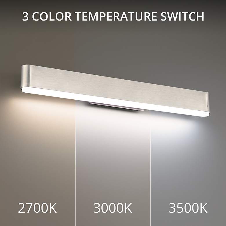 Image 6 0 to 60 LED 3-CCT Bathroom Vanity or Wall Light more views