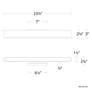 7_0 to 60 LED 3-CCT Bathroom Vanity or Wall Light more views
