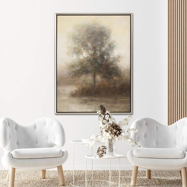 Image 1 Heart Of The Forest 50"H Giclee Framed Canvas Wall Art in scene