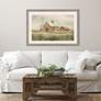 Sunday Morning 52" Wide Exclusive Giclee Framed Wall Art in scene