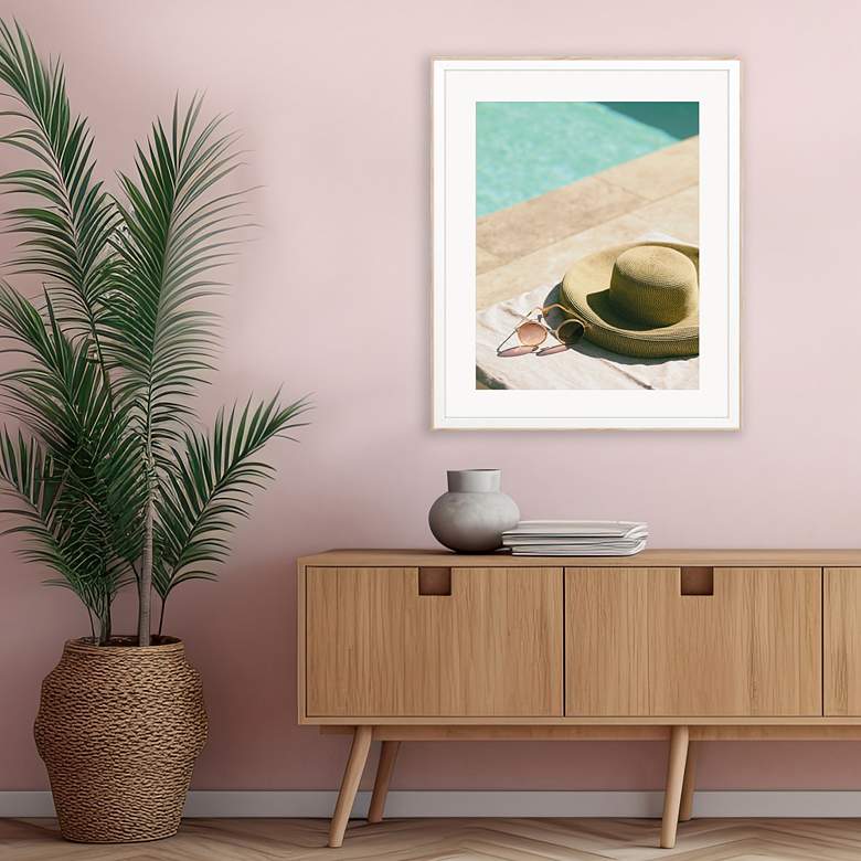 Image 1 Summer Chill - Cool 36" High Giclee Framed Wall Art in scene