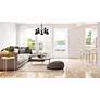 1_Soriano 27" Wide Brushed Nickel 5-Light Chandelier in scene