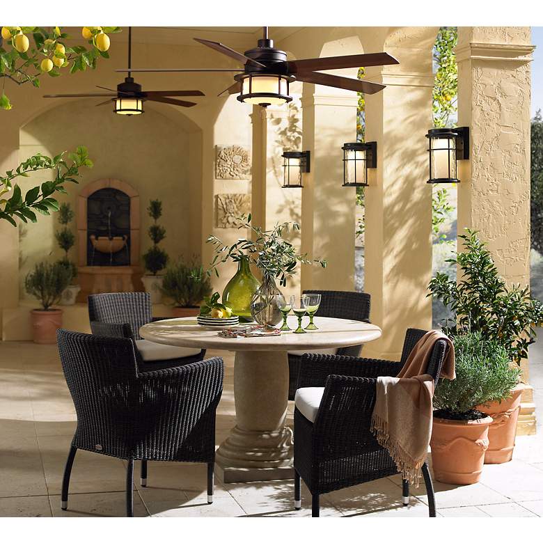 Tuscan Village 50&quot; High Faux Slate Floor Fountain in scene