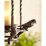 Franklin Iron Song Birds 13" Wide Pendant Indoor-Outdoor Chandelier in scene