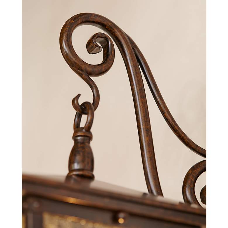 Image 1 Hinkley Trellis 15 1/4" High Bronze Outdoor Wall Lantern in scene