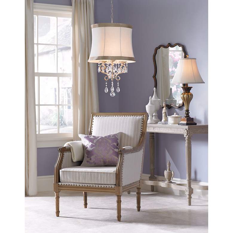 Image 1 Regency Hill Senardo 30" High Gold Vase Traditional Table Lamp in scene