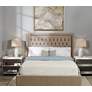 1_360 Lighting Helene 26" Cream White Ceramic Table Lamp with Dimmer in scene