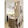 1_Constellation 11 3/4" Wide Gold 3-Light LED Mini Cluster Pendant in scene