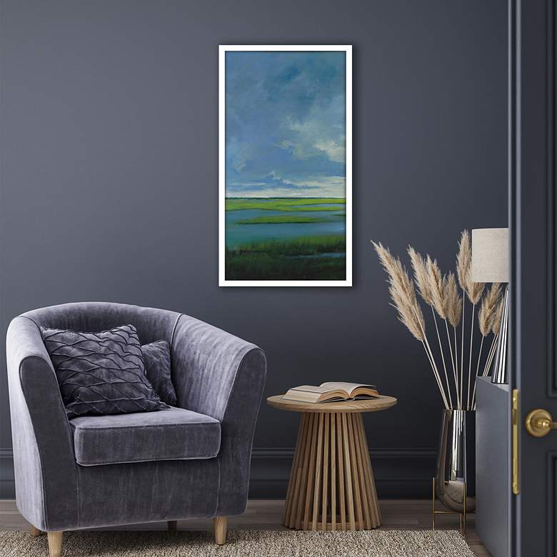 Image 1 Wetland I 48" High Rectangular Giclee Framed Wall Art in scene