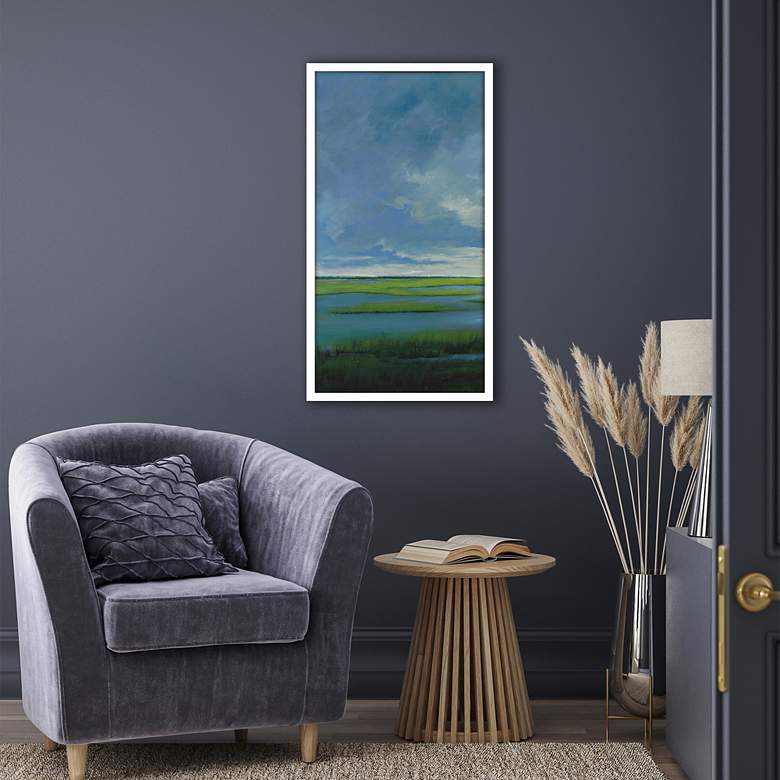 Image 1 Wetland I 48 inch High Rectangular Giclee Framed Wall Art in scene