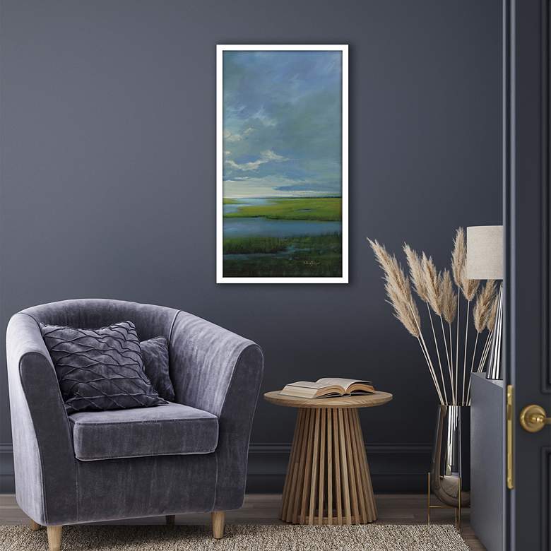 Image 1 Wetland II 48 inch High Rectangular Giclee Framed Wall Art in scene