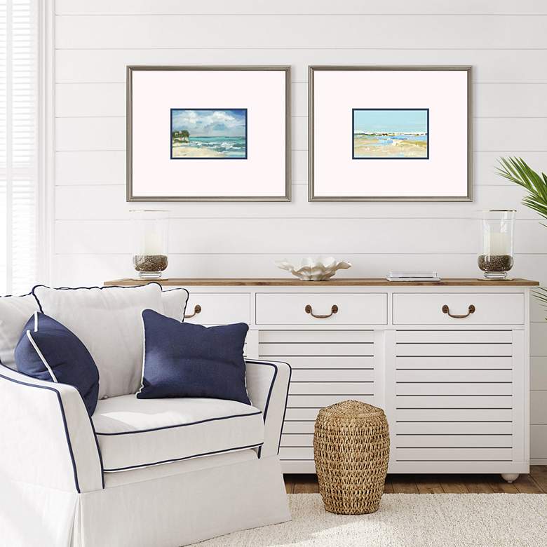 Image 1 Perfect Day 26" Wide Rectangular 2-Piece Framed Wall Art Set in scene