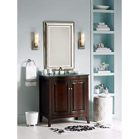 Image5 of George Kovacs 13 1/4" High ADA Compliant Nickel Wall Sconce in scene