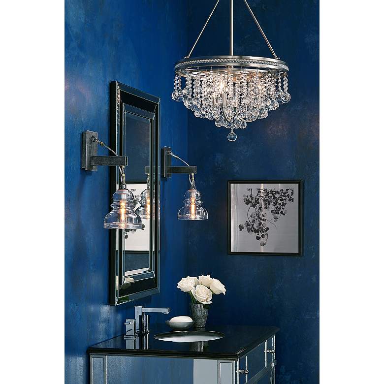 Image 5 Menlo Park 14 inch High Old Silver Wall Sconce by Troy Lighting in scene