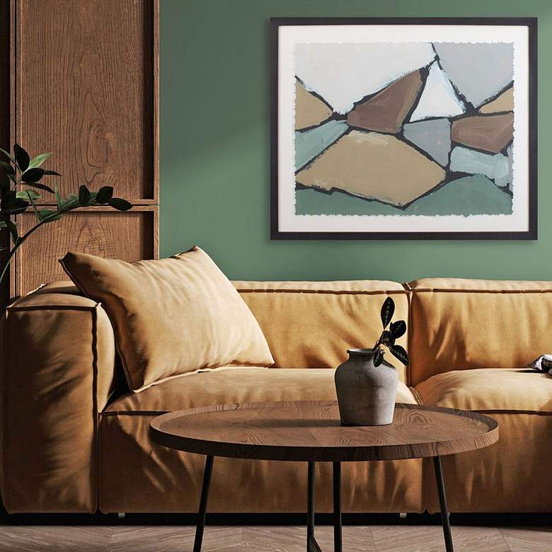 Image 1 Over the Moor I 36" Wide Rectangular Printed Framed Wall Art in scene