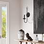 1_Estate 16" High Black Wall Sconce in scene