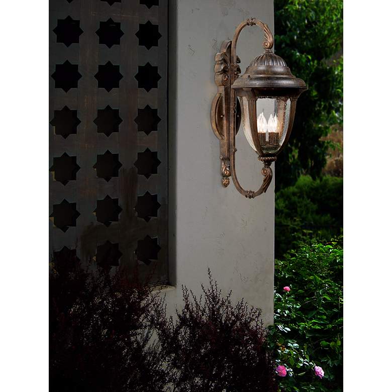 Image 1 Casa Sierra 27 1/2 inch High Double Arm Traditional Outdoor Light in scene