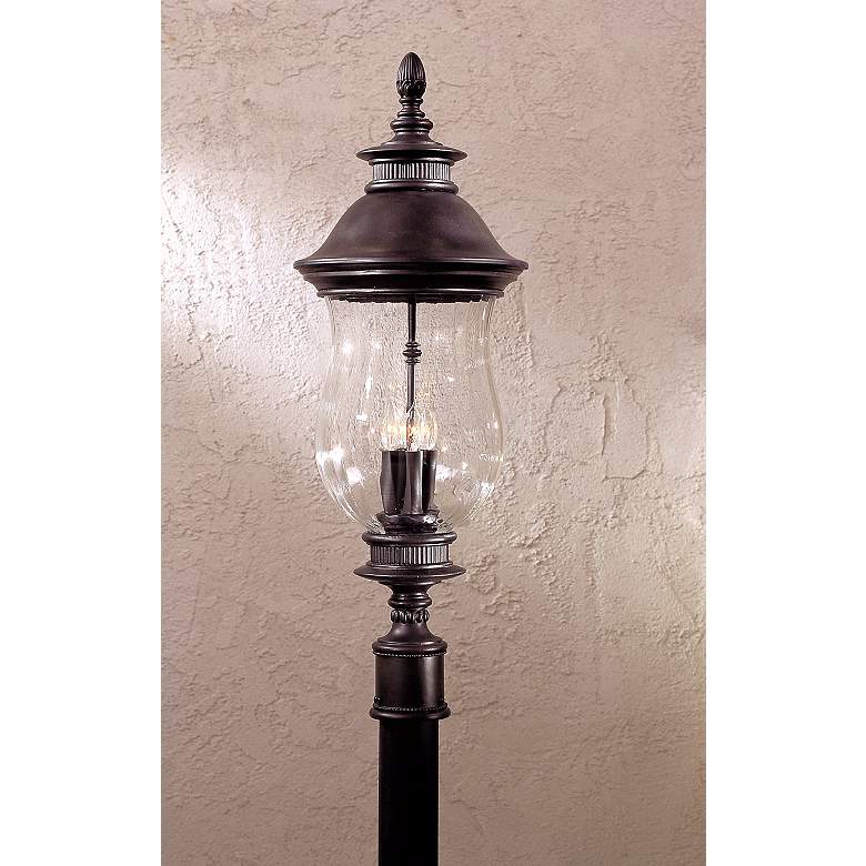 Image 1 Newport Collection 33 inch High Large Post Mount Light in scene