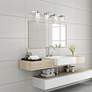 1_Manhattan 31 1/2" Wide Polished Chrome 4-Light Bath Light in scene