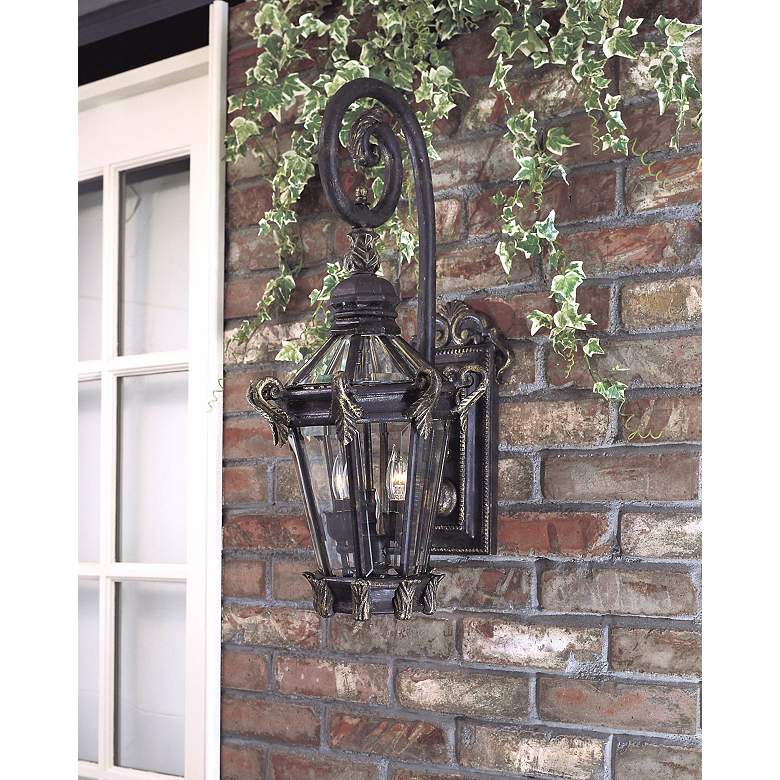 Image 1 Stratford Hall Collection 25 1/4 inch High Outdoor Wall Light in scene